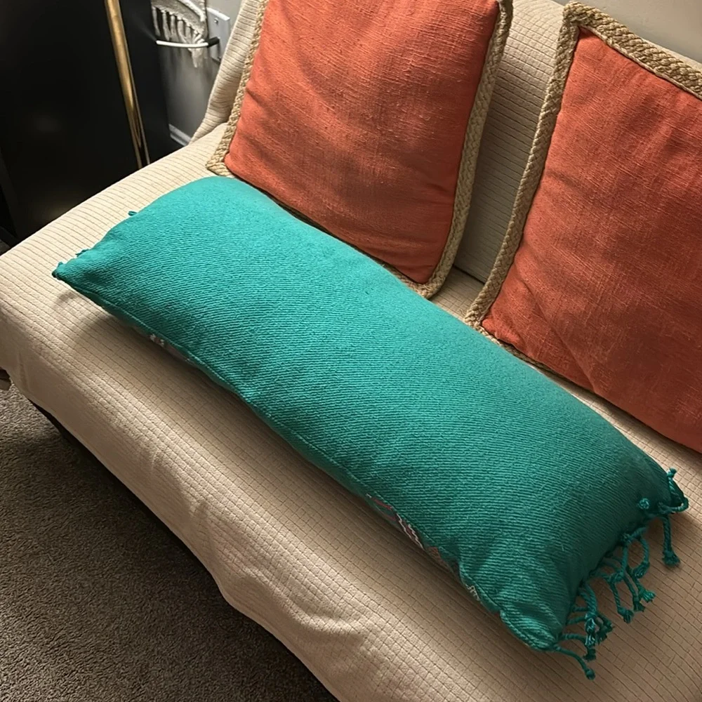 🌸 {NWOT} UO Puli Embroidered Lumbar Pillow